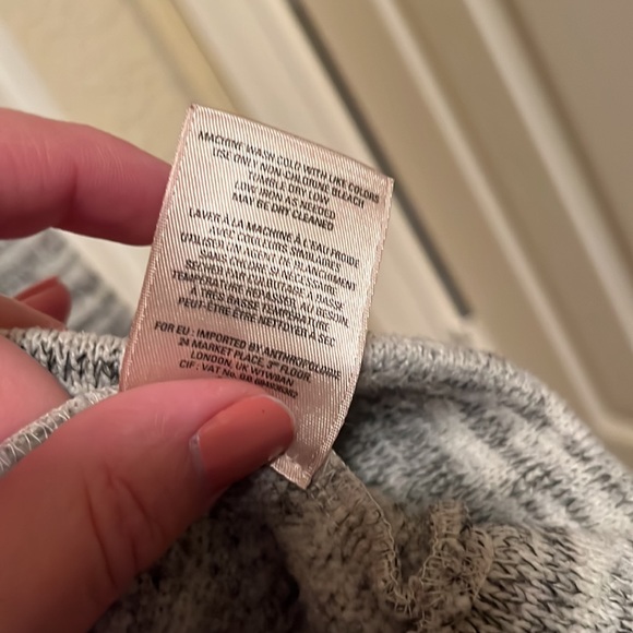 Anthropologie Saturday Sunday Grey Marled Pullover - Picture 8 of 8